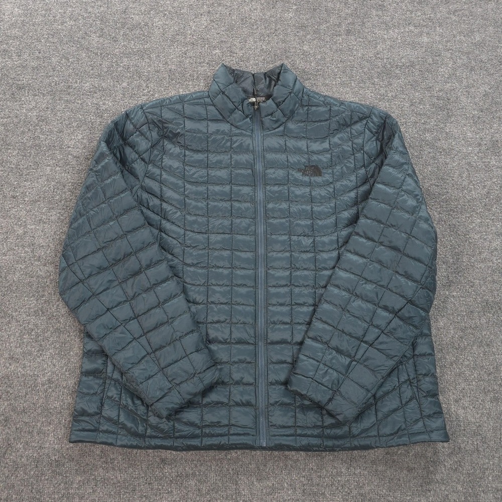 The Northface Men's Themoball Puffer Jacket - Dark Blue